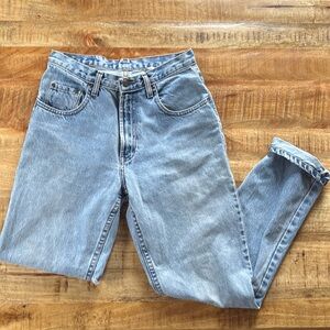 Vintage straight leg Kirkland signature soft faded blue jeans size 4/6